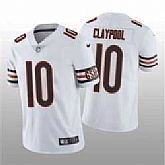 Men & Women & Youth Chicago Bears #10 Chase Claypool White Vapor Untouchable Limited Stitched Football Jersey,baseball caps,new era cap wholesale,wholesale hats